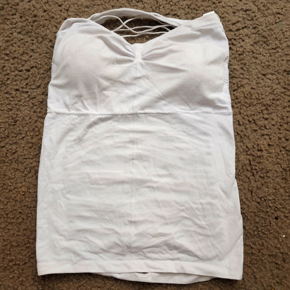Cut out top, white